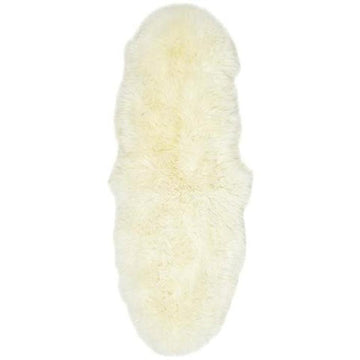 Genuine Luxury Sheepskin Plain Super Soft Long Haired Natural Wool Natural Rug-Origins-Rug Love - The Most Loved Rug Store